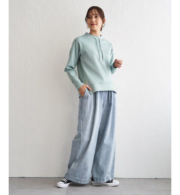 ikka「【雑誌InRed4月号掲載】GOKU楽カノコダンボールプルオーバー【親子コーデ】」|パーカー|