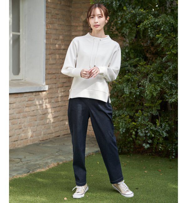 ikka「【雑誌InRed4月号掲載】GOKU楽カノコダンボールプルオーバー【親子コーデ】」|パーカー|