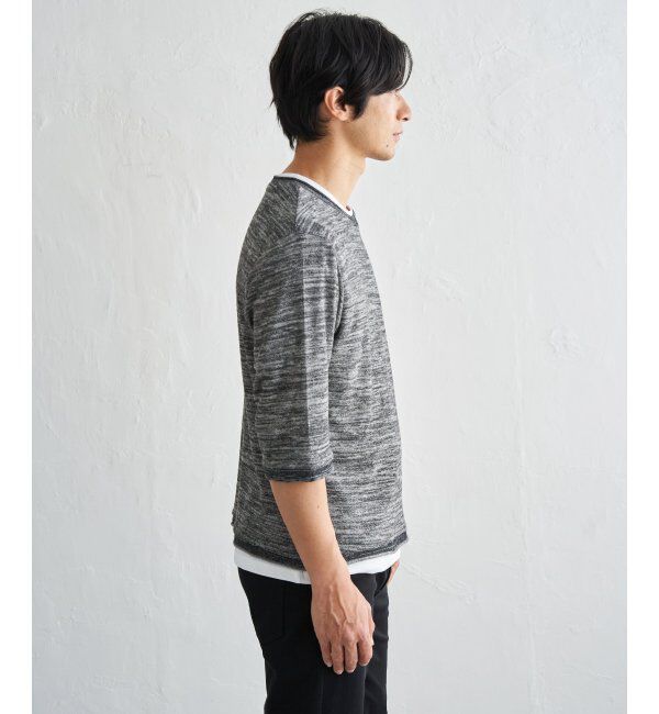 ikka「ミックスヤーン６．５ブインナーセット」|Tシャツ・カットソー|