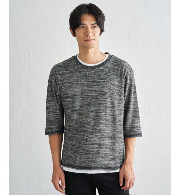 ikka「ミックスヤーン６．５ブインナーセット」|Tシャツ・カットソー|