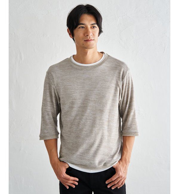 ikka「ミックスヤーン６．５ブインナーセット」|Tシャツ・カットソー|