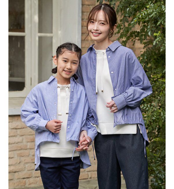 ikka「【雑誌InRed4月号掲載】ドロストロングテールシャツ【親子コーデ】」|シャツ・ブラウス|