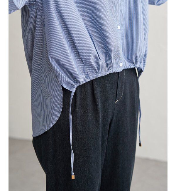 ikka「【雑誌InRed4月号掲載】ドロストロングテールシャツ【親子コーデ】」|シャツ・ブラウス|