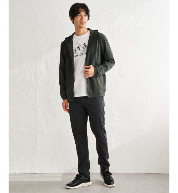 ikka「【吸水速乾／UVカット】ドライメッシュZIPパーカ」|カーディガン|