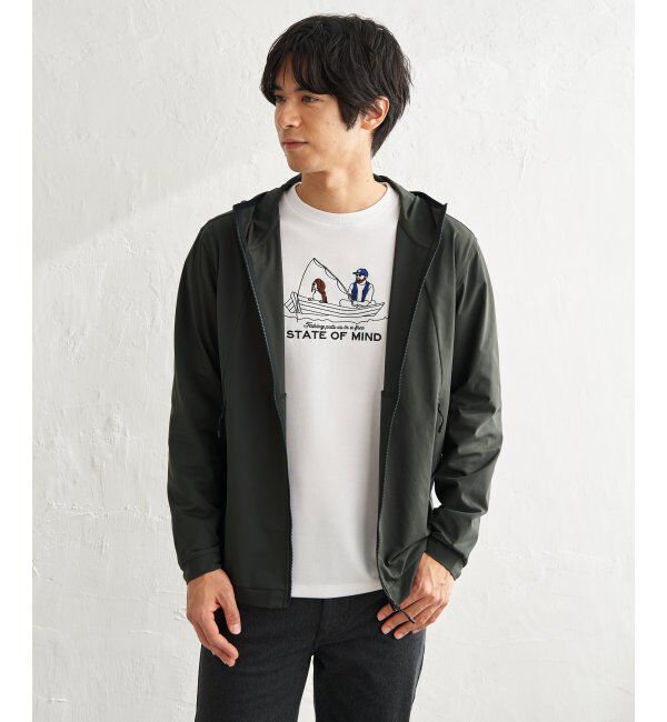 ikka「【吸水速乾／UVカット】ドライメッシュZIPパーカ」|カーディガン|