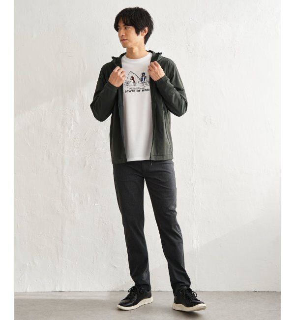 ikka「【吸水速乾／UVカット】ドライメッシュZIPパーカ」|カーディガン|