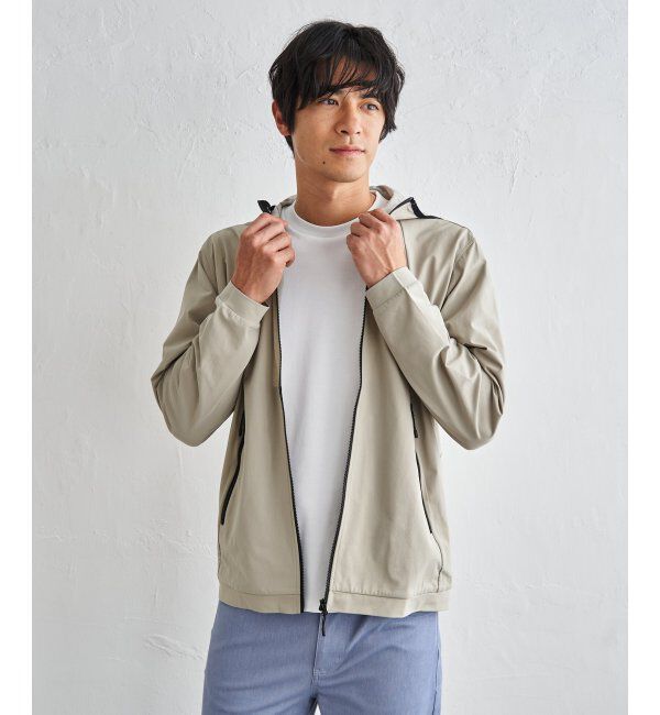 ikka「【吸水速乾／UVカット】ドライメッシュZIPパーカ」|カーディガン|