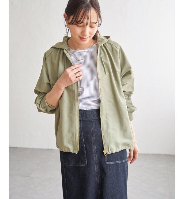 ikka「【雑誌InRed4月号掲載】撥水花粉リリース2WAYマウンテンパーカー【親子コーデ】」|ブルゾン・スタジャン|