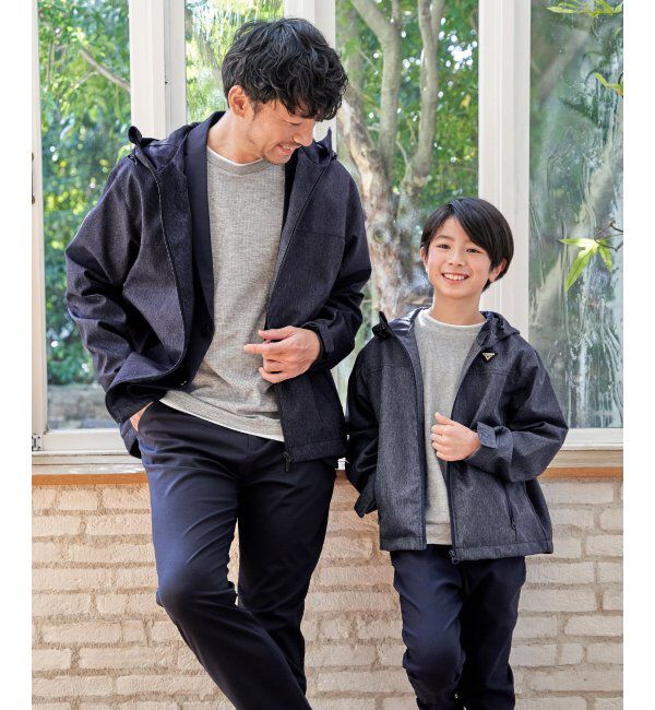 ikka kids「【親子コーデ】ピケレイヤード7分袖Tトレ（120~160cm）」|Tシャツ・カットソー|