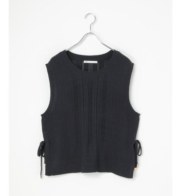 ikka「【雑誌InRed4月号掲載】ニットベストブラウスセット【2点セット】」|シャツ・ブラウス|