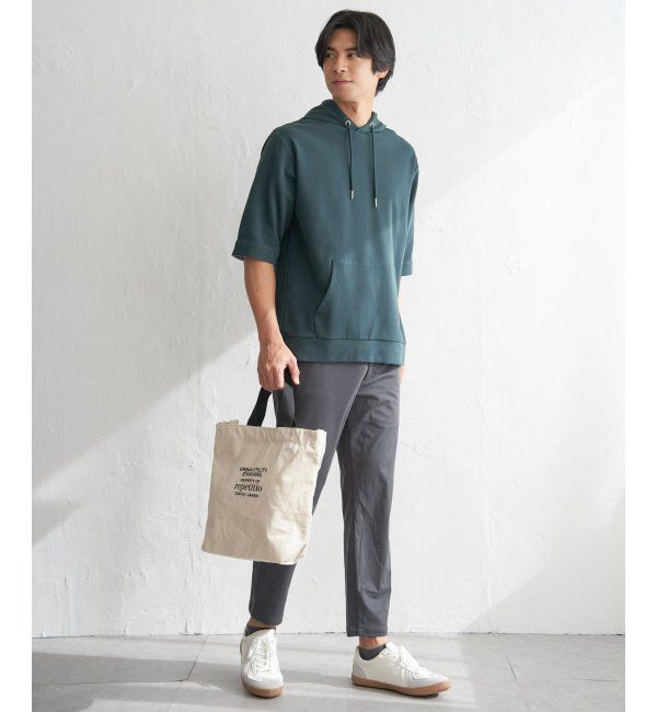 ikka「【雑誌MonoMax4月号掲載】GOKU楽冷感2WAYパーカ「小泉孝太郎さん着用モデル」」|Tシャツ・カットソー|