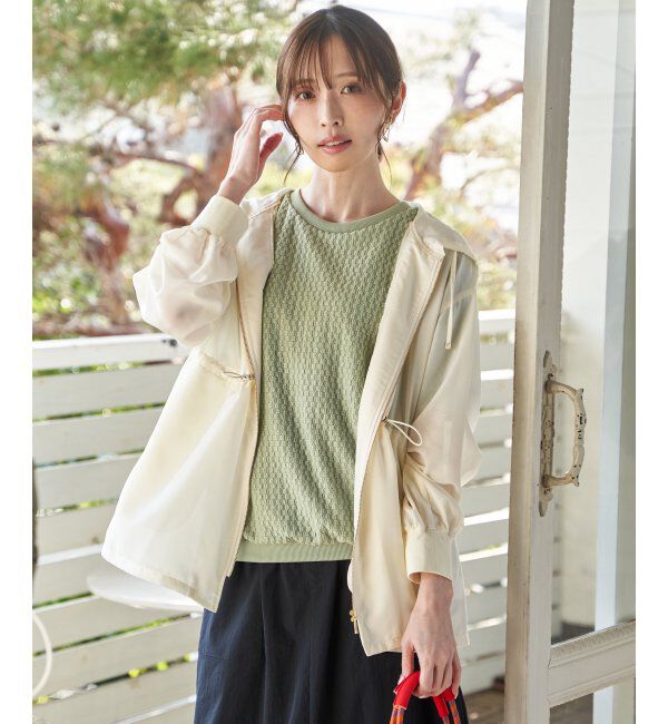 ikka「シアーマウンテンパーカー」|ブルゾン・スタジャン|