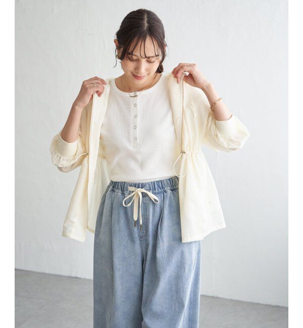 ikka「シアーマウンテンパーカー」|ブルゾン・スタジャン|