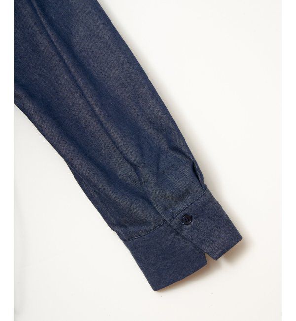 ikka「バンドカラーウエストドロストＯＰ」|ワンピース|