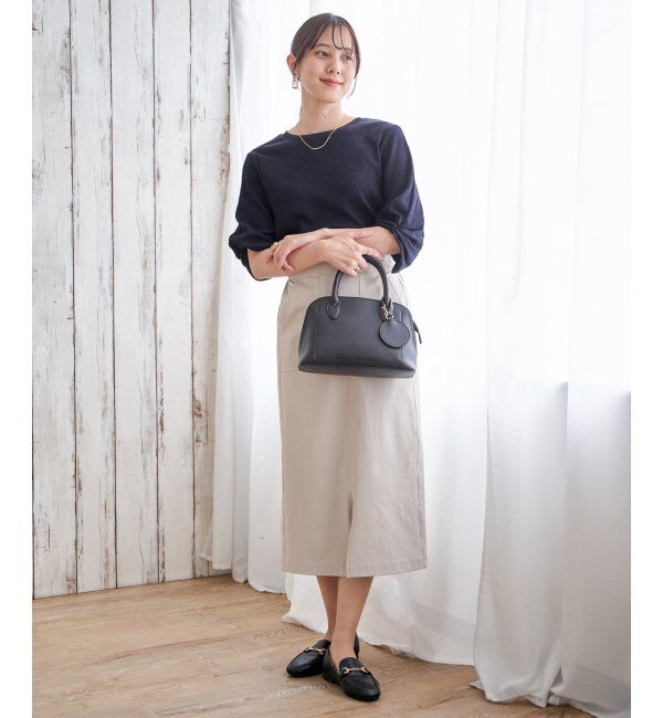 IKKA LOUNGE「ジャガードホイップスリーブプルオーバー」|Tシャツ・カットソー|