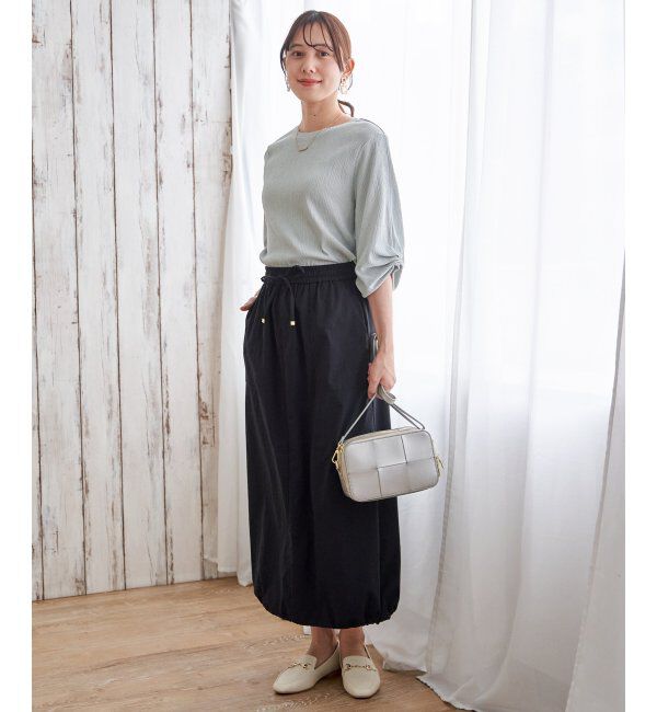 IKKA LOUNGE「ジャガードホイップスリーブプルオーバー」|Tシャツ・カットソー|