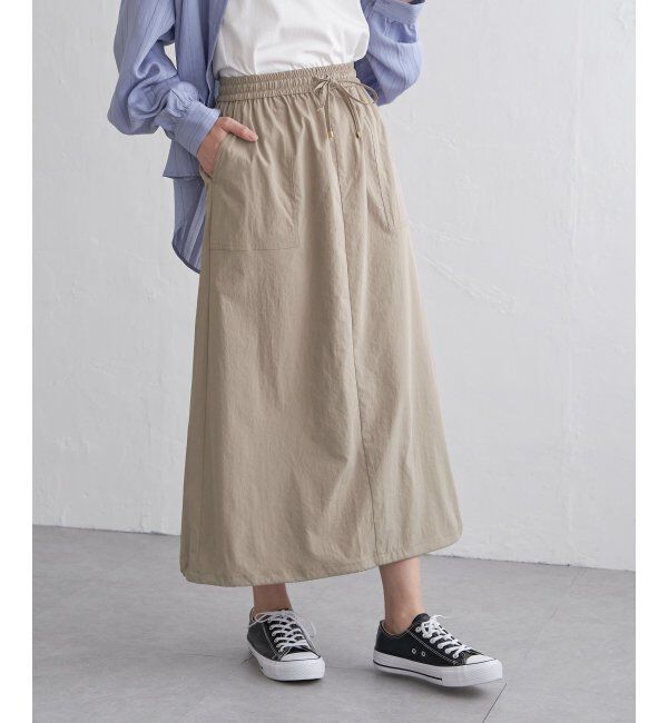 ikka「ドライテックチノベイカースカート」|スカート|