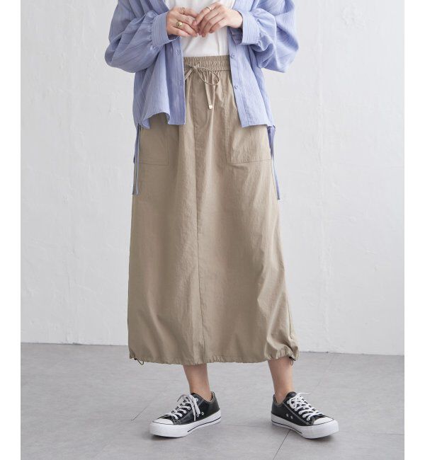 ikka「ドライテックチノベイカースカート」|スカート|