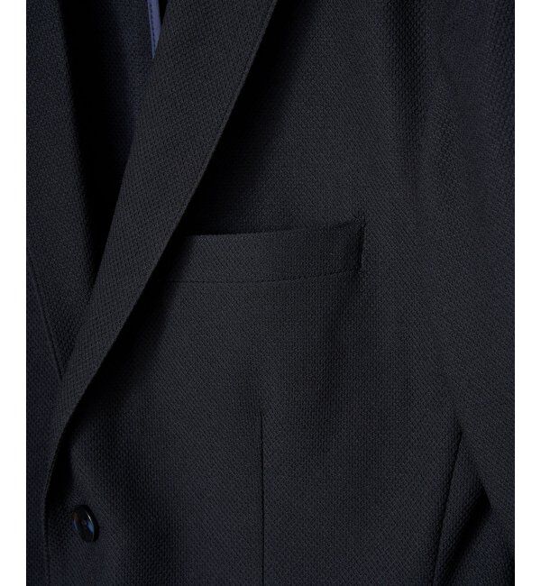 IKKA LOUNGE「【セットアップ対応】BLKライトカノコジャケット」|テーラードジャケット|