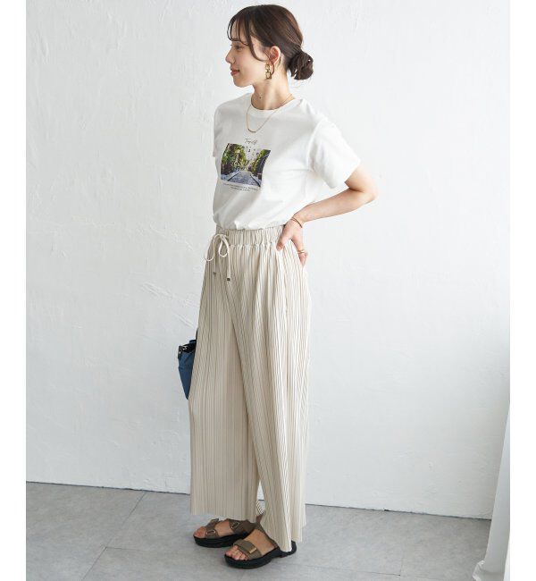 ikka「冷感ロゴフォトプリントTシャツ」|Tシャツ・カットソー|