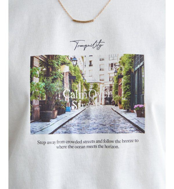 ikka「冷感ロゴフォトプリントTシャツ」|Tシャツ・カットソー|