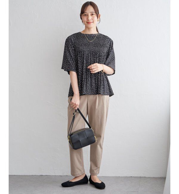 ikka「マジョリカ3段プリーツブラウス」|シャツ・ブラウス|