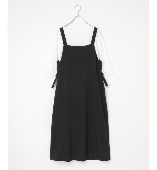 ikka「【2点セット】サイドバックルジャンスカセット」|ワンピース|