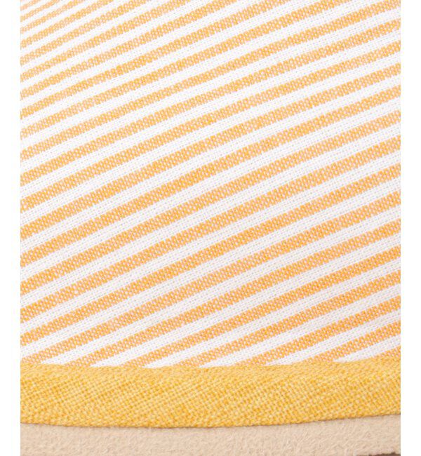 Lbc with Life「茶竹ストライプ柄スリッパ」|ルームシューズ|