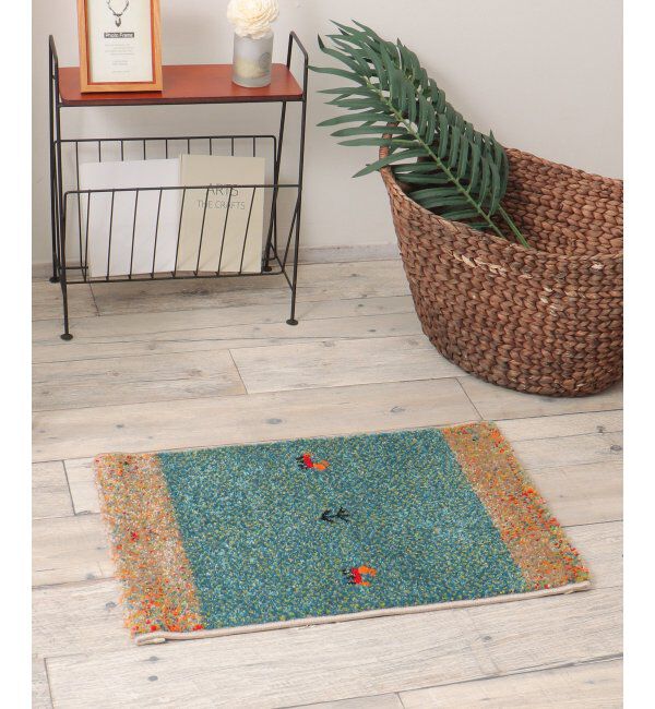 Lbc with Life「リーヴァウィルトンマット 40x60」|クッション・クッションカバー|ブルー