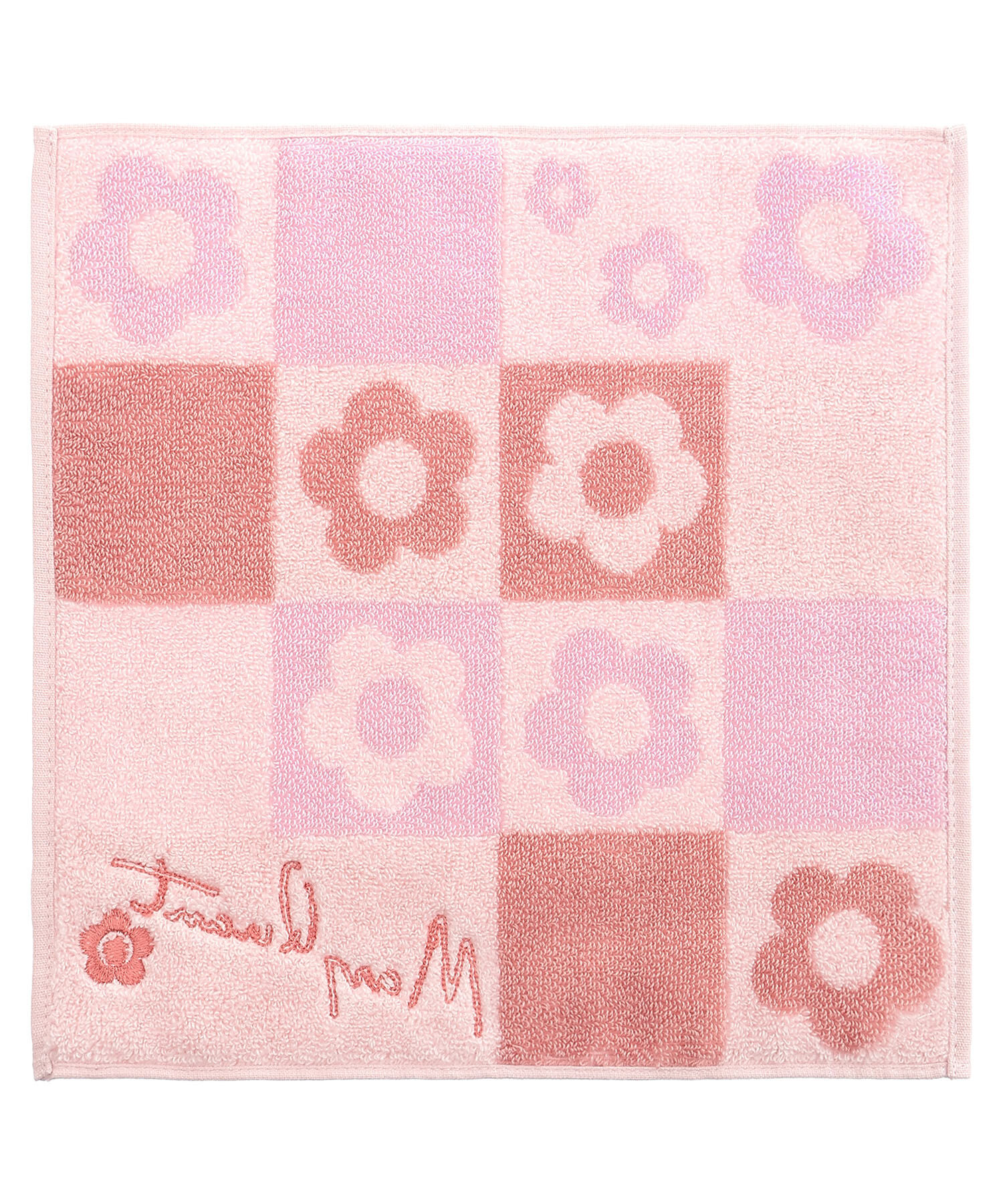 MARY QUANT「カラーブロックデイジー2 ミニタオル」|ハンカチ|