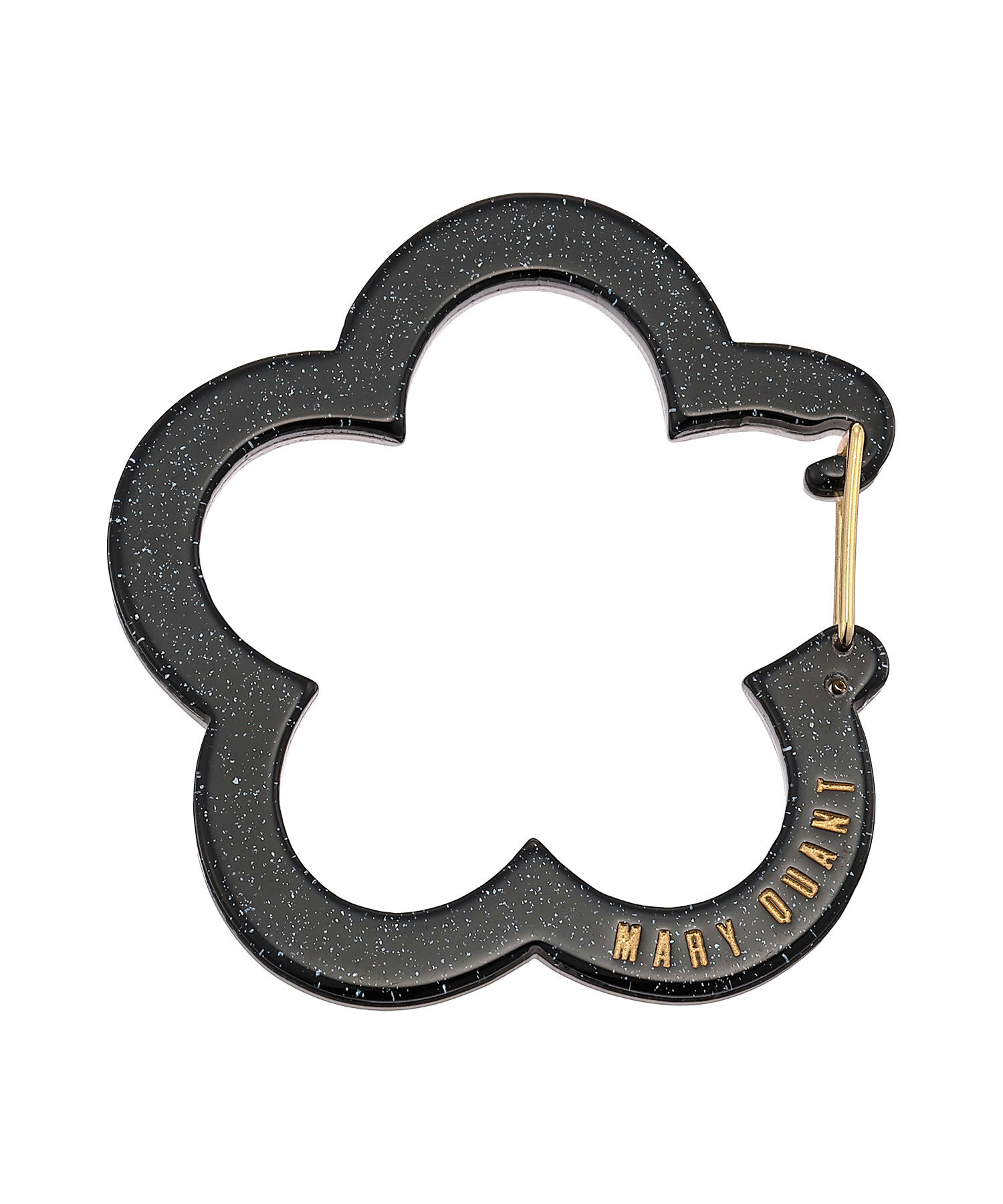 MARY QUANT「デイジーアウトラインアクリル カラビナ」|その他|ブラック