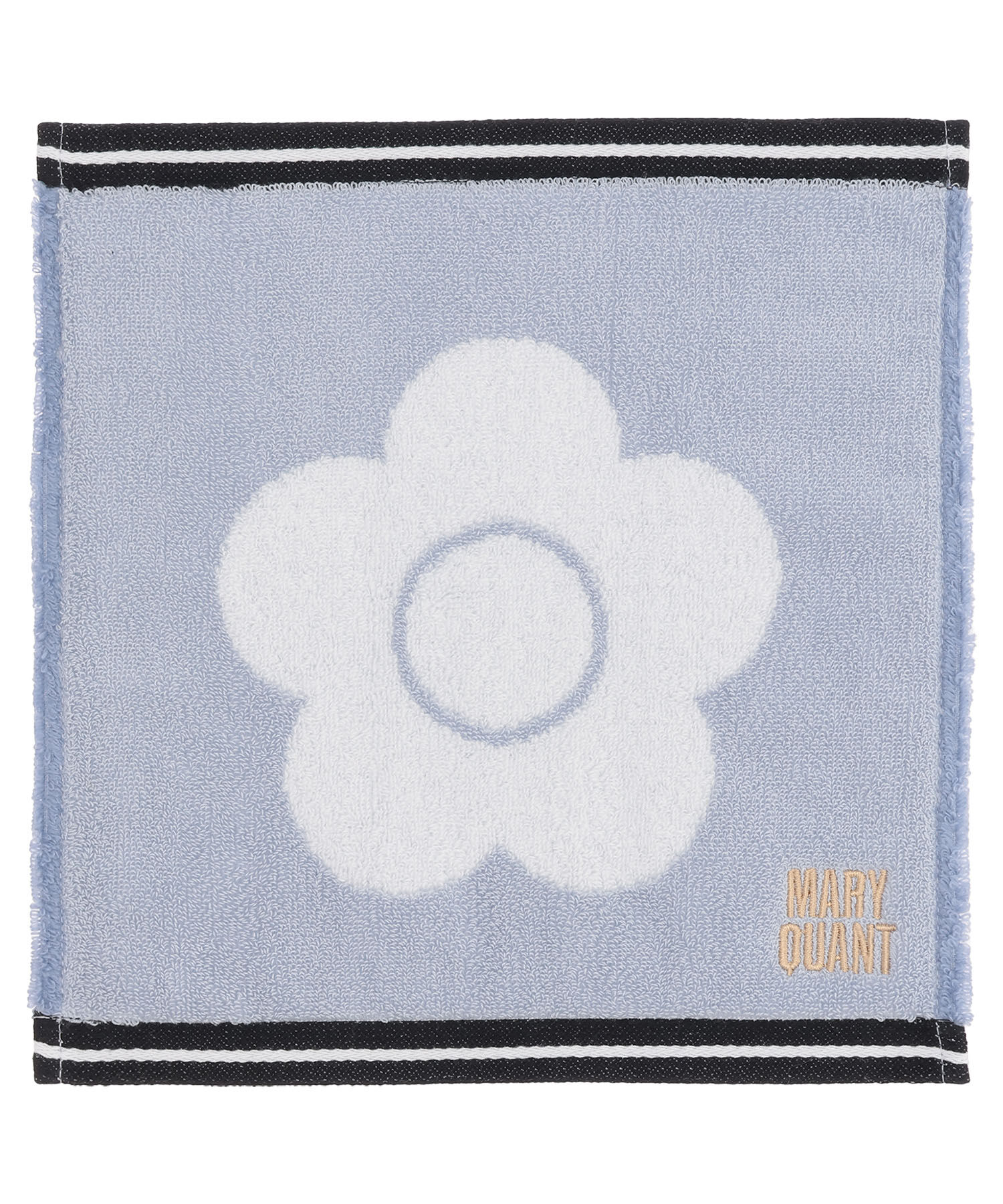 MARY QUANT「BIGデイジー ミニタオル」|タオル|ブルー