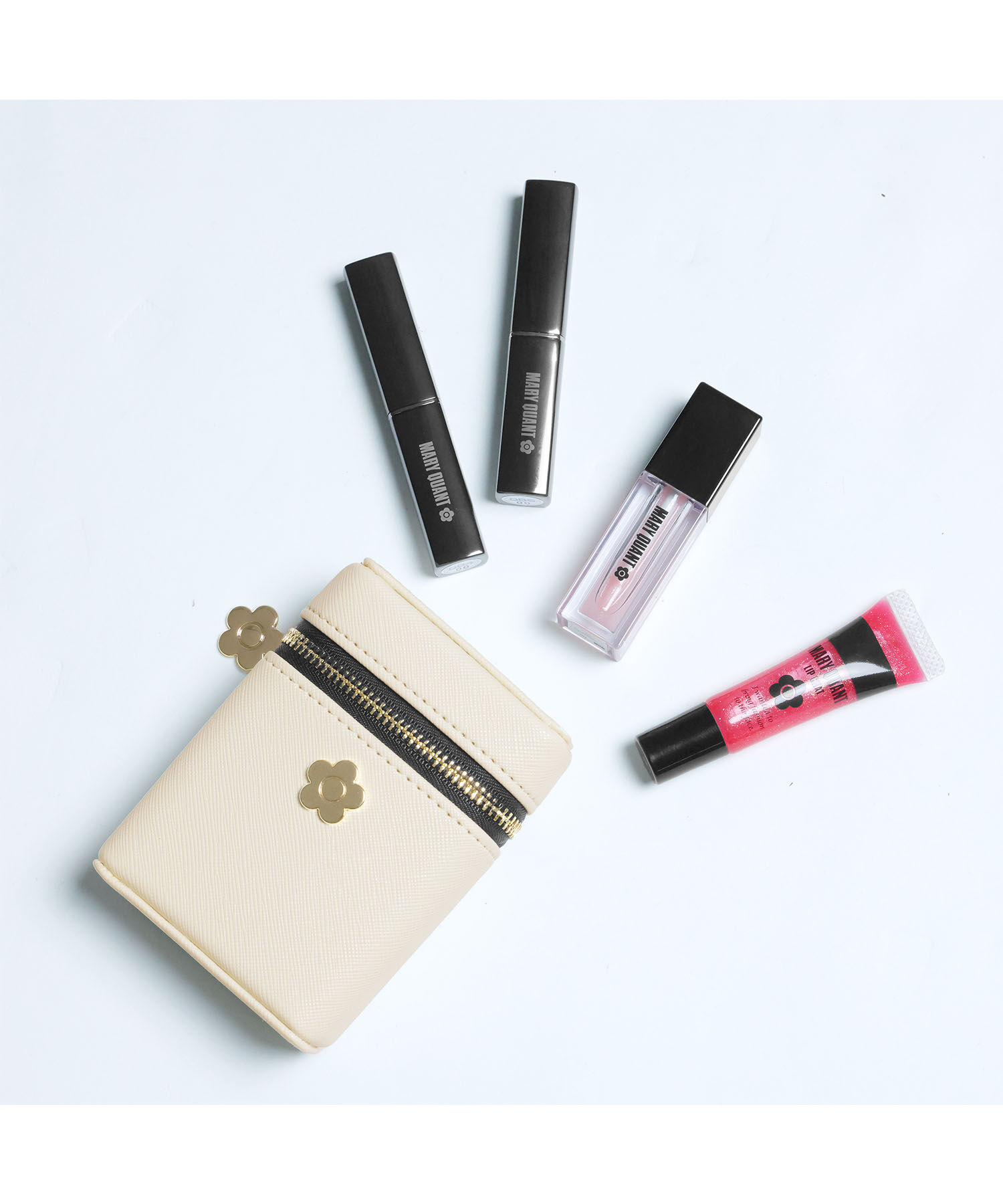 MARY QUANT「サフィアーノメタルデイジー リップケース」|ポーチ|
