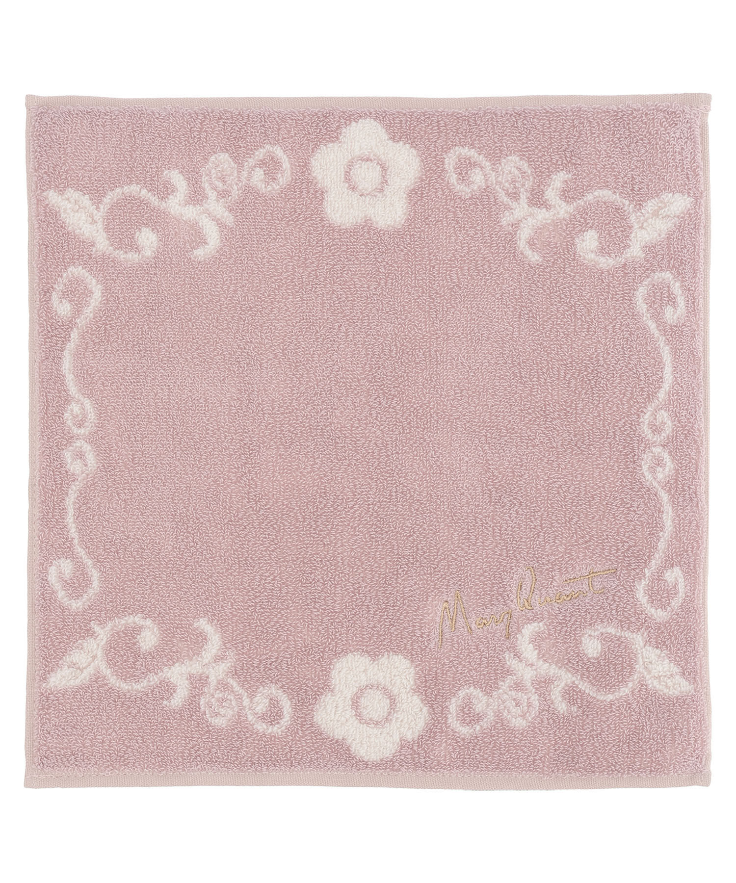 MARY QUANT「アイビー ミニタオル」|タオル|ピンク