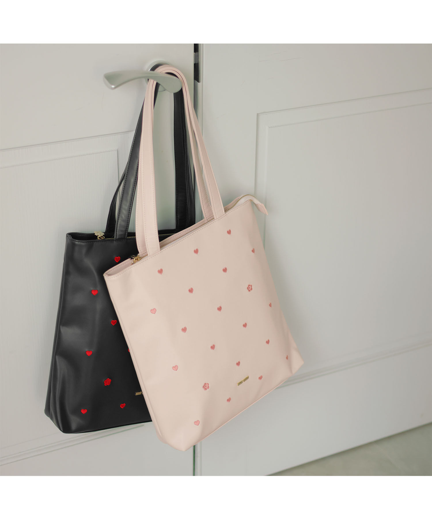 MARY QUANT「ハート刺繍 トート」|トートバッグ|