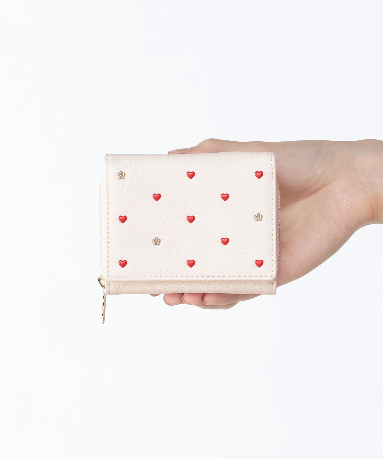 MARY QUANT「ハートフロート ミニウォレット」|財布|