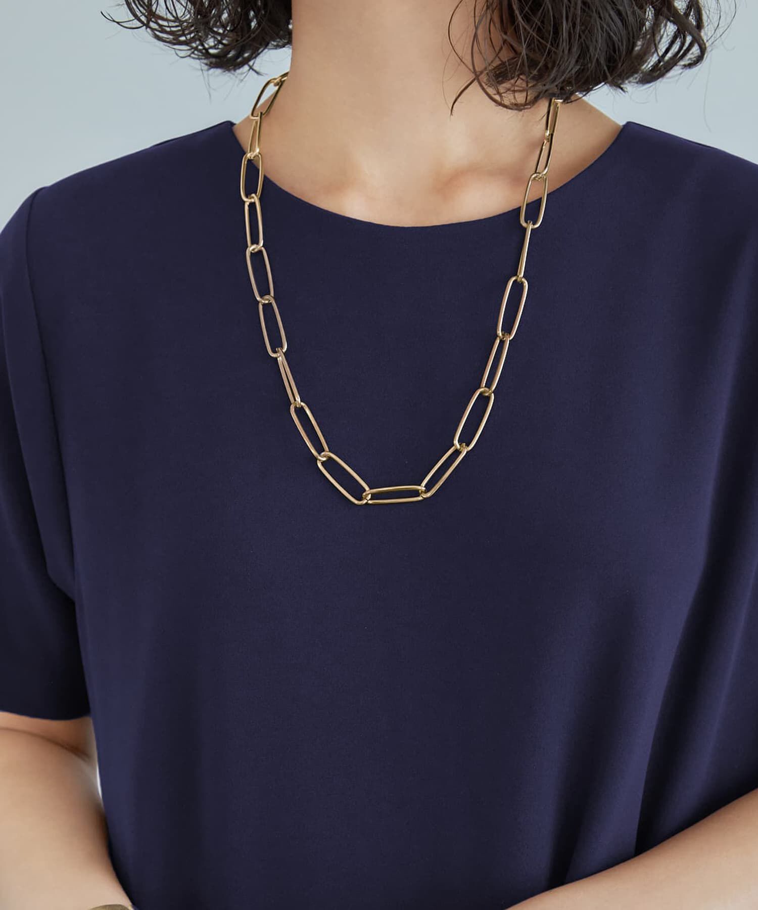 STYLE DELI「55cmオーバルチェーンネックレス」|ネックレス|