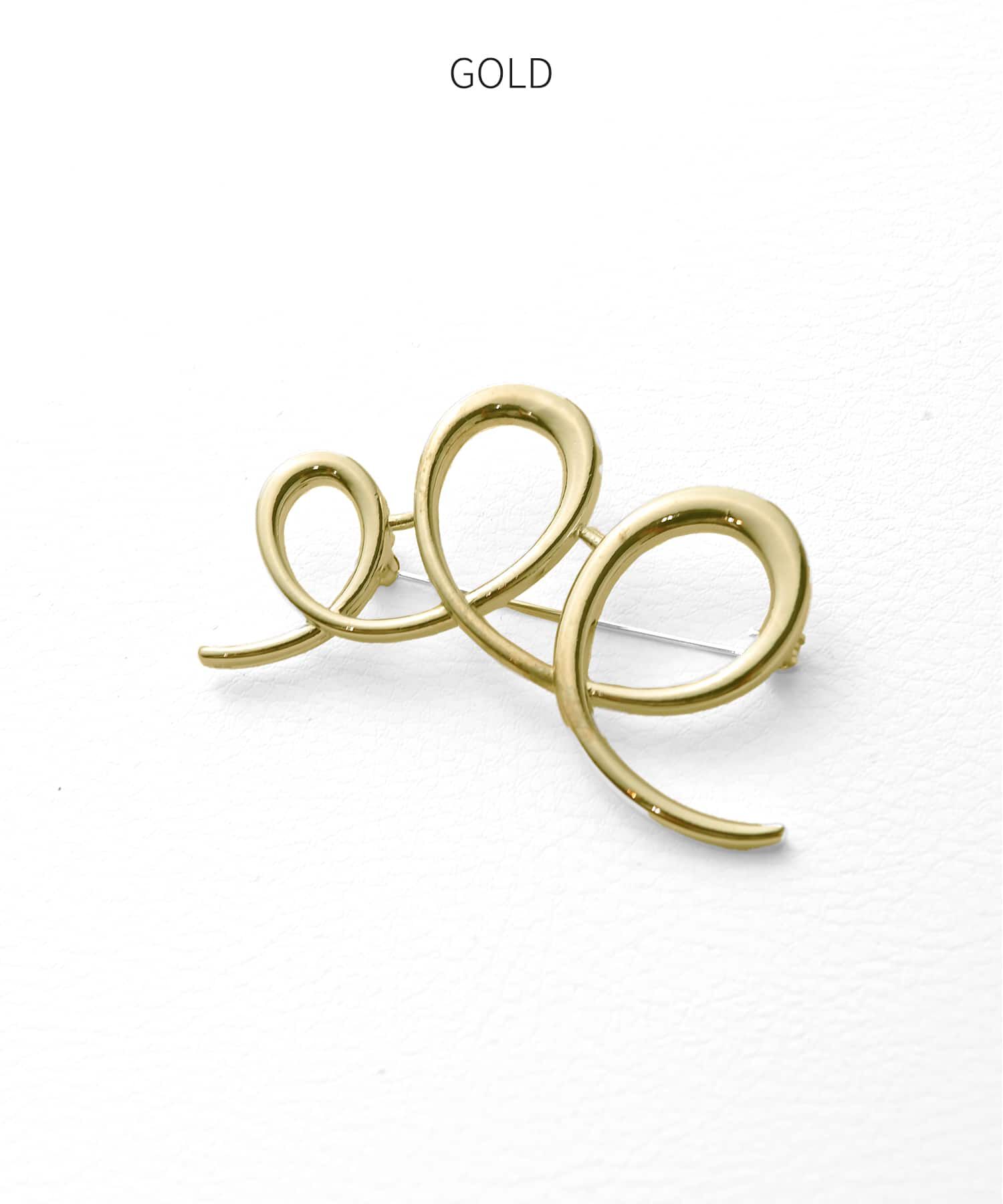 STYLE DELI「試し書きフォルムブローチ」|ブローチ・コサージュ|