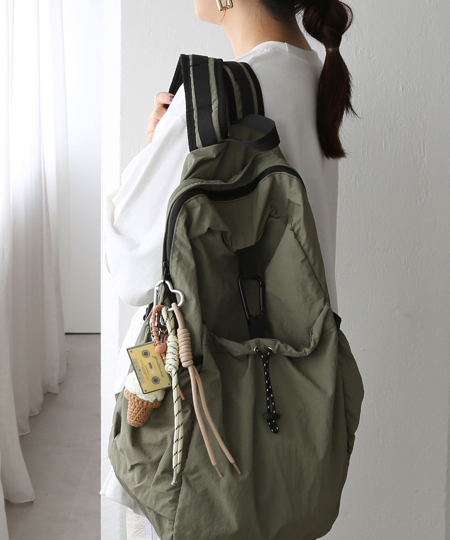  「ソフトクリーム バッグチャーム」|チャーム・キーホルダー|