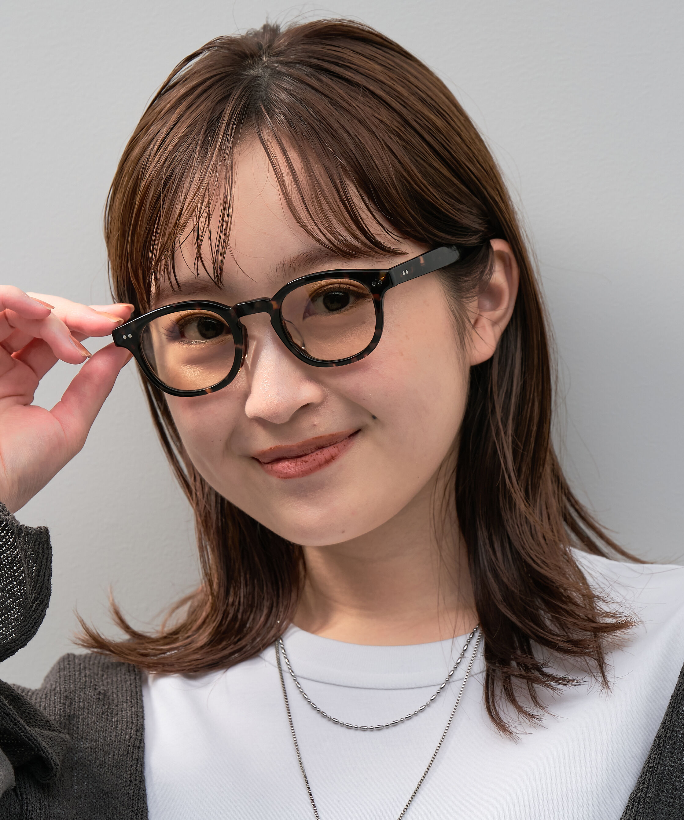  「【WEB限定】ウェリントン型 サングラス  ※一部レンズの色が変わる調光サングラス 紫外線対策」|サングラス|ブラウン系その他1