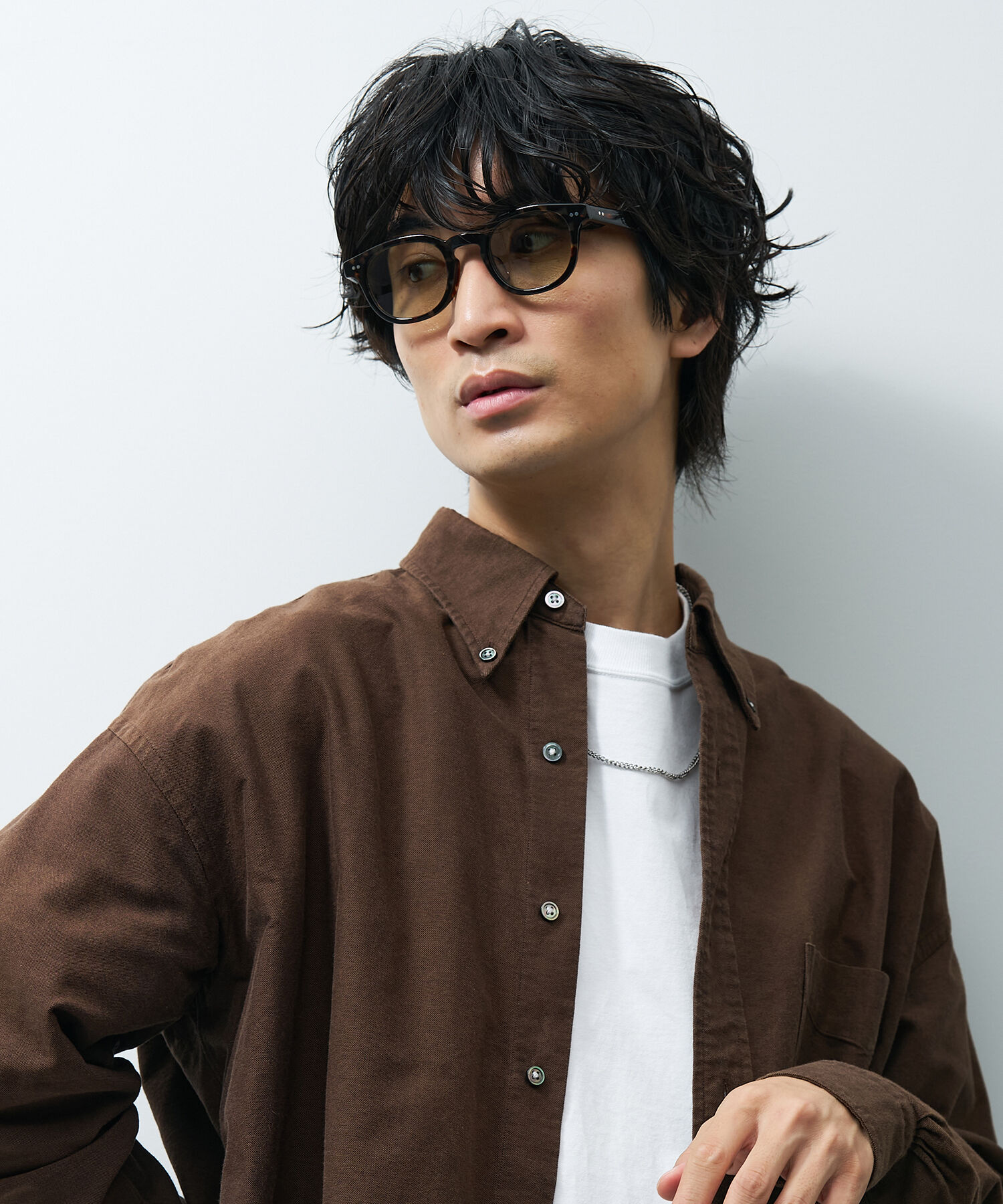  「【WEB限定】ウェリントン型 サングラス  ※一部レンズの色が変わる調光サングラス 紫外線対策」|サングラス|