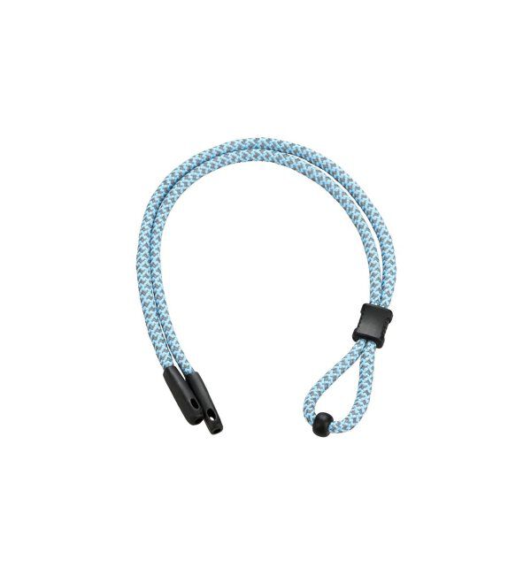  「 メガネ・サングラス ストラップ  【ロープ調】 スポーツ用 フェス 落下・ズレ防止 調整 ギフト  ｜Zoff」|サングラス|薄ブルー
