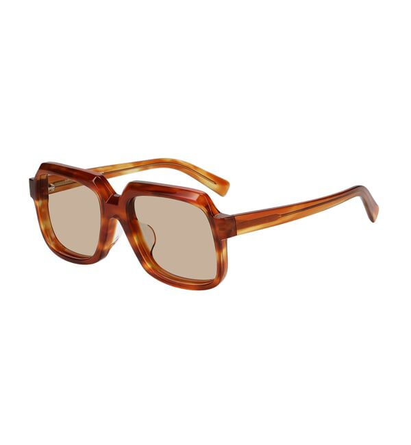  「SUNCUTGlasses/UV100%CUT ウェリントン型 サングラス | カラーレンズ 太縁フレーム  紫外線対策 UVカット」|サングラス|