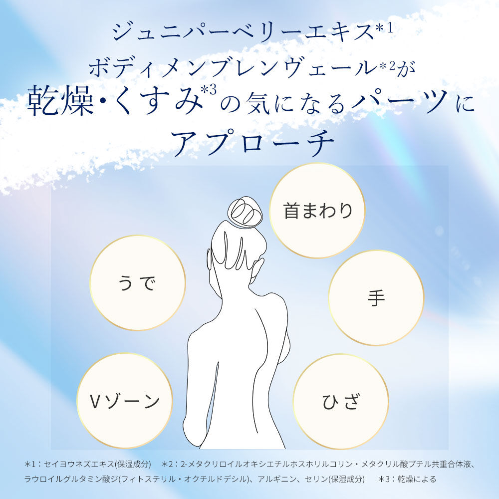 blue na blanc「【医薬部外品】ブルーナブラン ボディホワイトニング エッセンス　150mL」|ボディ保湿|