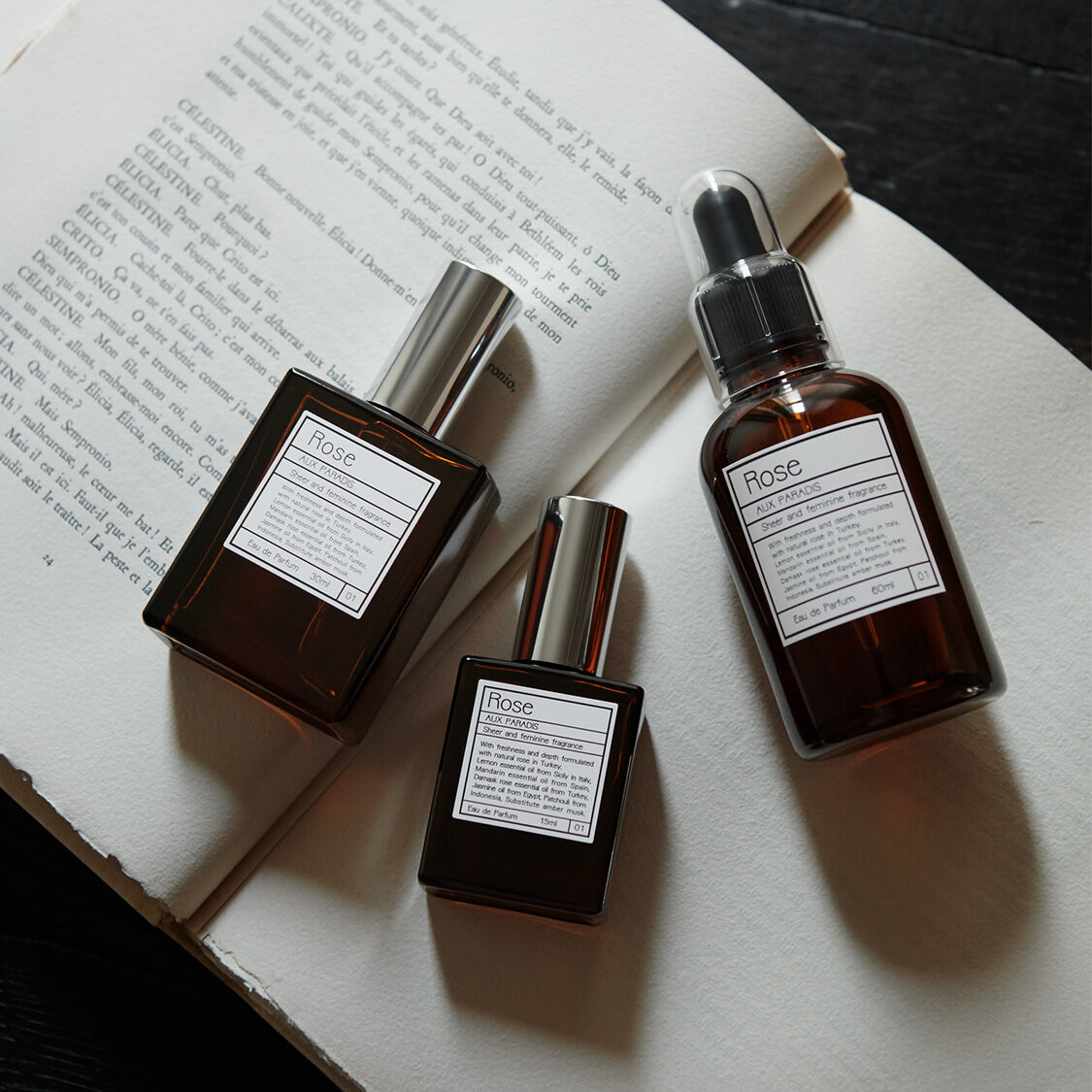 AUX PARADIS「オゥパラディ ローズ オードパルファム (15ml)」|香水・フレグランス|