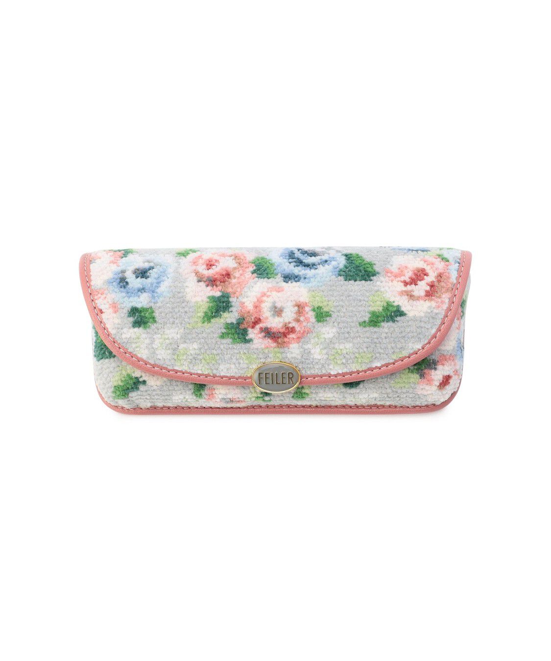 FEILER「ノスタルジックノート　眼鏡ケース　NLN-260247」|ポーチ|シルバーグレー