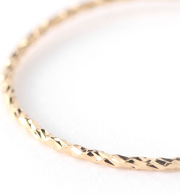 JUPITER「【シリーズ累計販売 1500点突破！】【K18】ベーシックスリムピンキーリング/金属アレルギー対応」|リング|