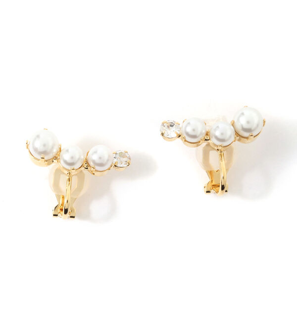 Phoebe「【シリーズ累計販売5000点突破！】リオデラパールイヤリング」|イヤリング|ホワイト