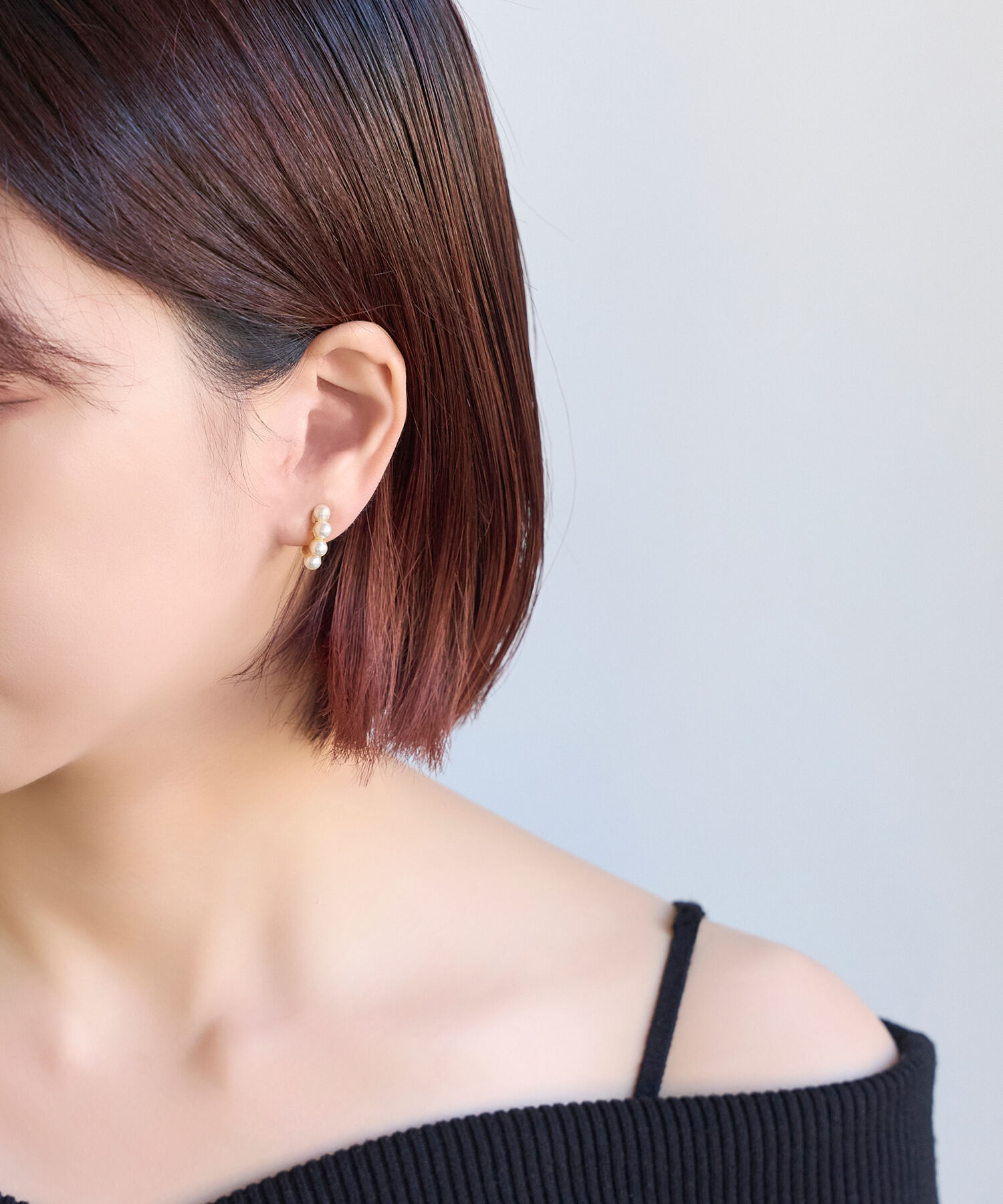 Phoebe「【シリーズ累計販売15000点突破！】【痛くないシリーズ】≪雑誌掲載≫ノーブルパールエアリーイヤリング」|イヤリング|