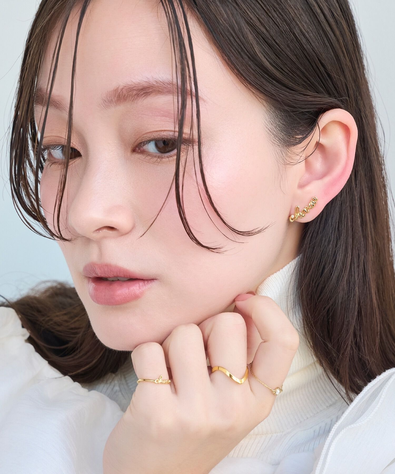 Phoebe「ラッキーレターピアス&イヤリング(チャーム)/片耳」|ピアス|